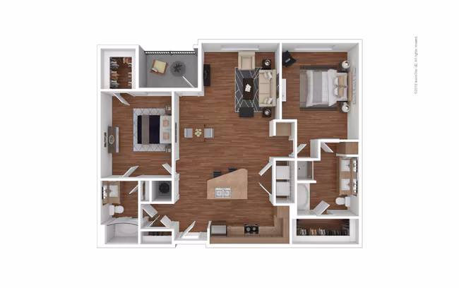 Unit 1B - 236 1B - 236 floor plan